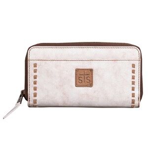 LAST DAY SALE ❤️ STS Ranchwear Cremello Chelsea Wallet White Leather